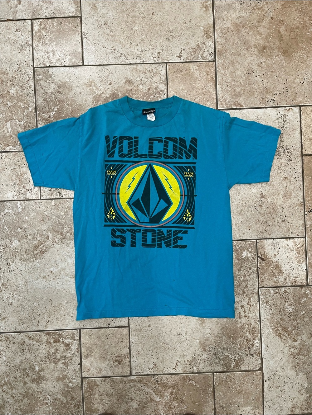 Volcom Stone Boy's Turquoise Graphic Tee